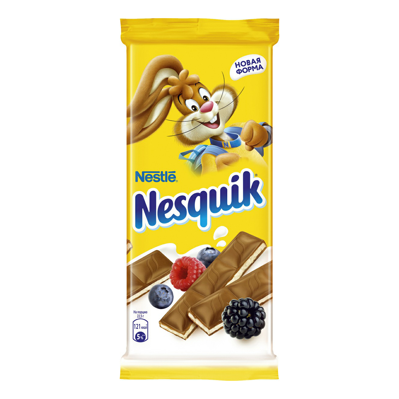 Купить шоколад Nesquik молочный с ягодами и злаками 90 г, цены на  Мегамаркет | Артикул: 100039744699