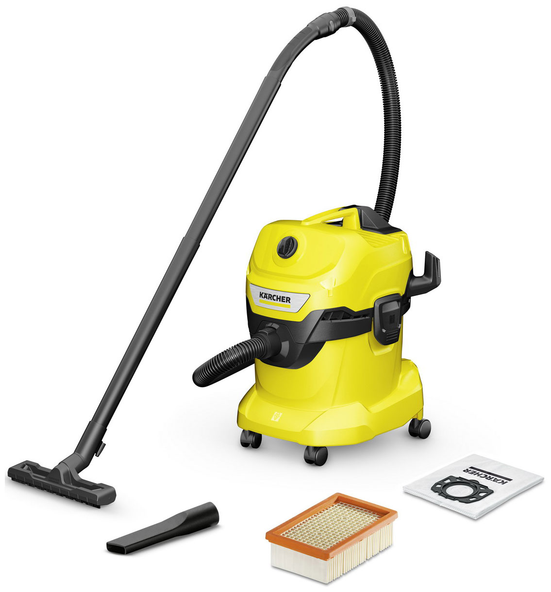 Строительный пылесос Karcher WD 4 V-20/5/22 1.628-201.0 купить в  интернет-магазине, цены на Мегамаркет