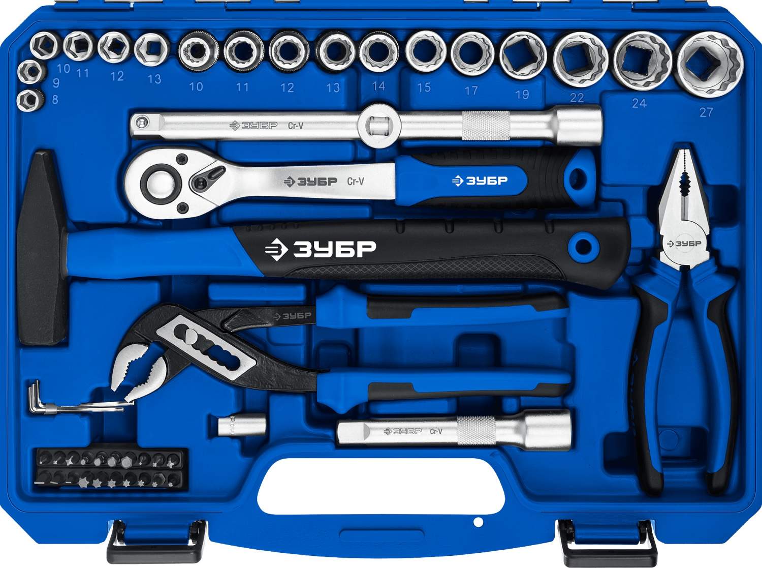 Универсальный набор инструмента ЗУБР 63 шт., 27670-H58_z01 - купить в  Инструмент 23, цена на Мегамаркет