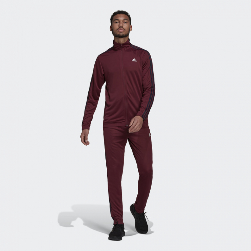 Костюм мужской Adidas H52970 бордовый M - купить в Москве, цены на Мегамаркет