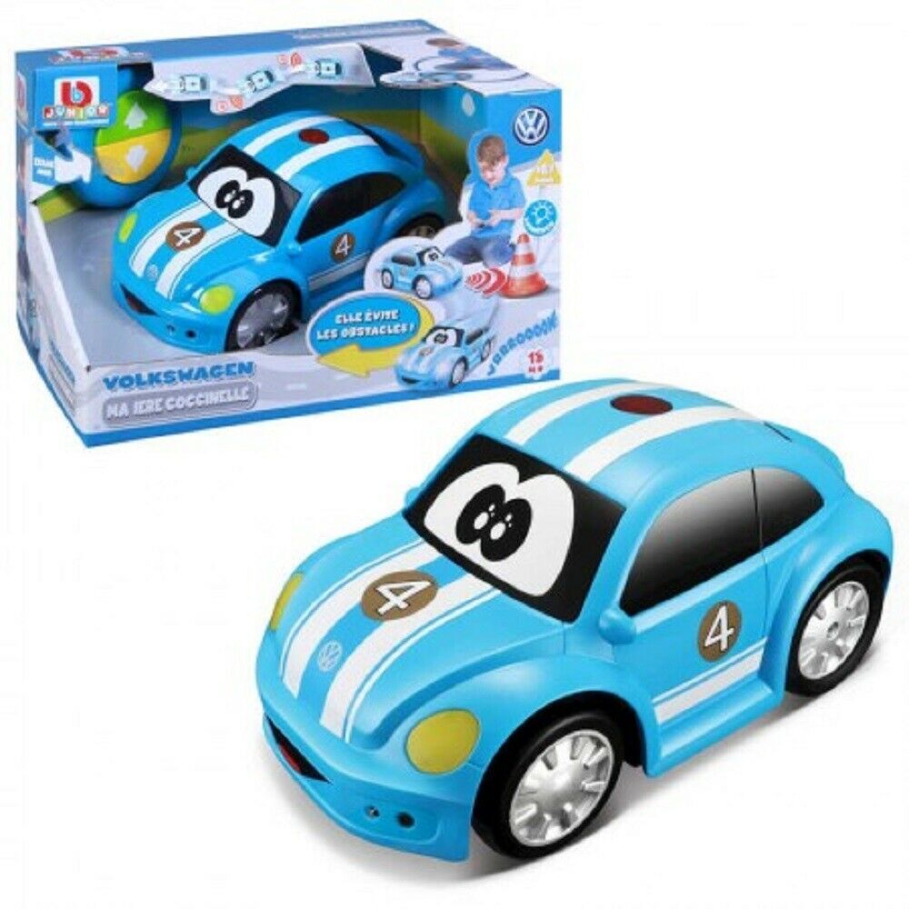 Машинка на радиоуправлении Bburago Junior New Beetle: Blue Racing Deco  16-92007 – купить в Москве, цены в интернет-магазинах на Мегамаркет