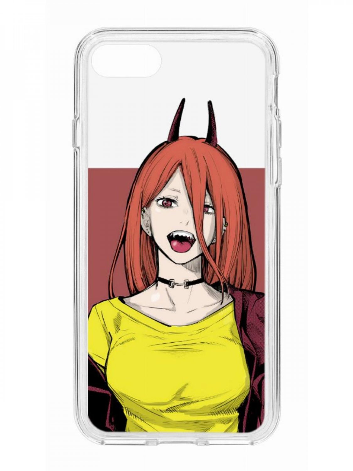 Чехол для Apple iPhone 7 /8 /SE 2020 КRUЧЕ Print Manga Power прозрачный с  рисунком, купить в Москве, цены в интернет-магазинах на Мегамаркет