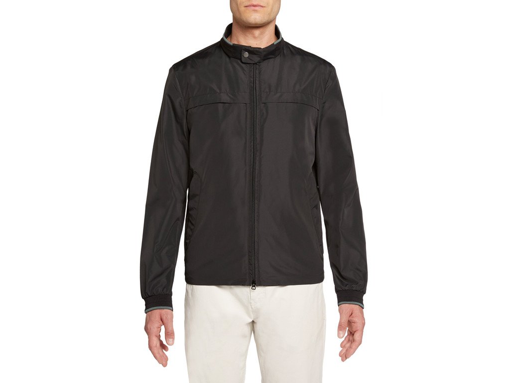 Calvin klein men's poly deals bonded open bottom jacket