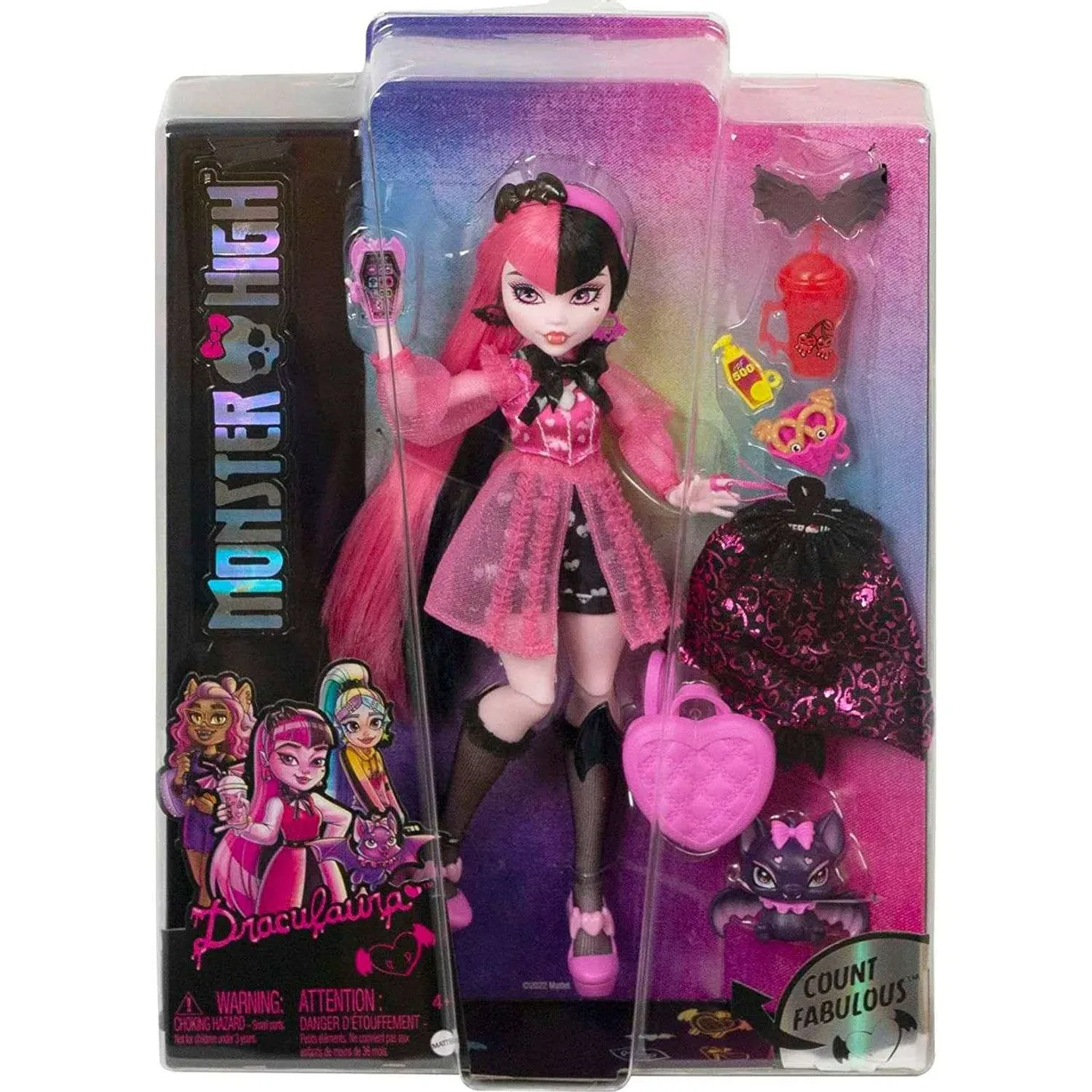 Кукла Monster High Draculaura HHK51 - купить в UltraToys, цена на Мегамаркет