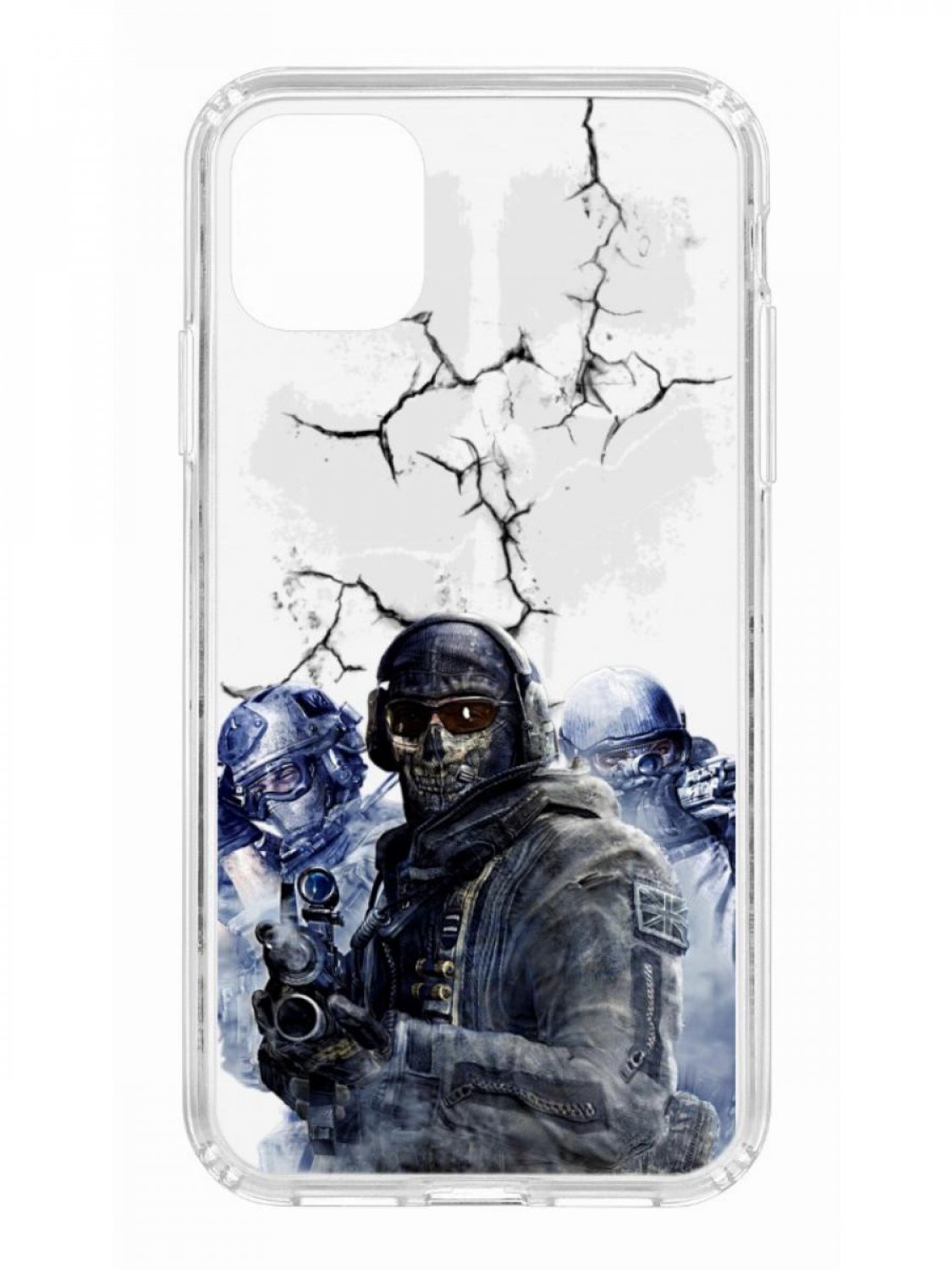 Противоударный чехол для Apple iPhone 11 КRUЧЕ Print Call of Duty  прозрачный с рисунком, купить в Москве, цены в интернет-магазинах на  Мегамаркет