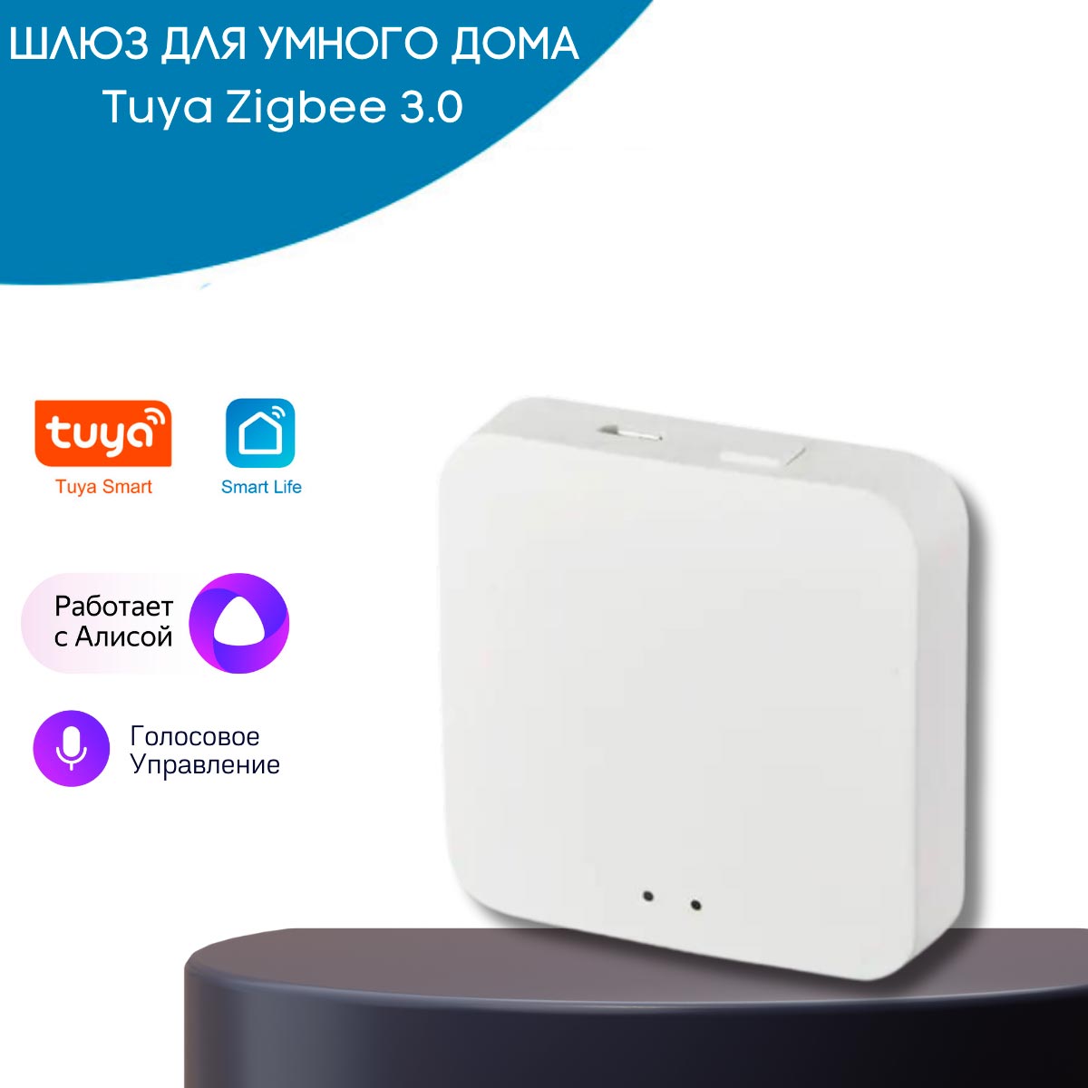 Шлюз для умного дома NETGIM 9480 Tuya Zigbee 3.0 купить в  интернет-магазине, цены на Мегамаркет