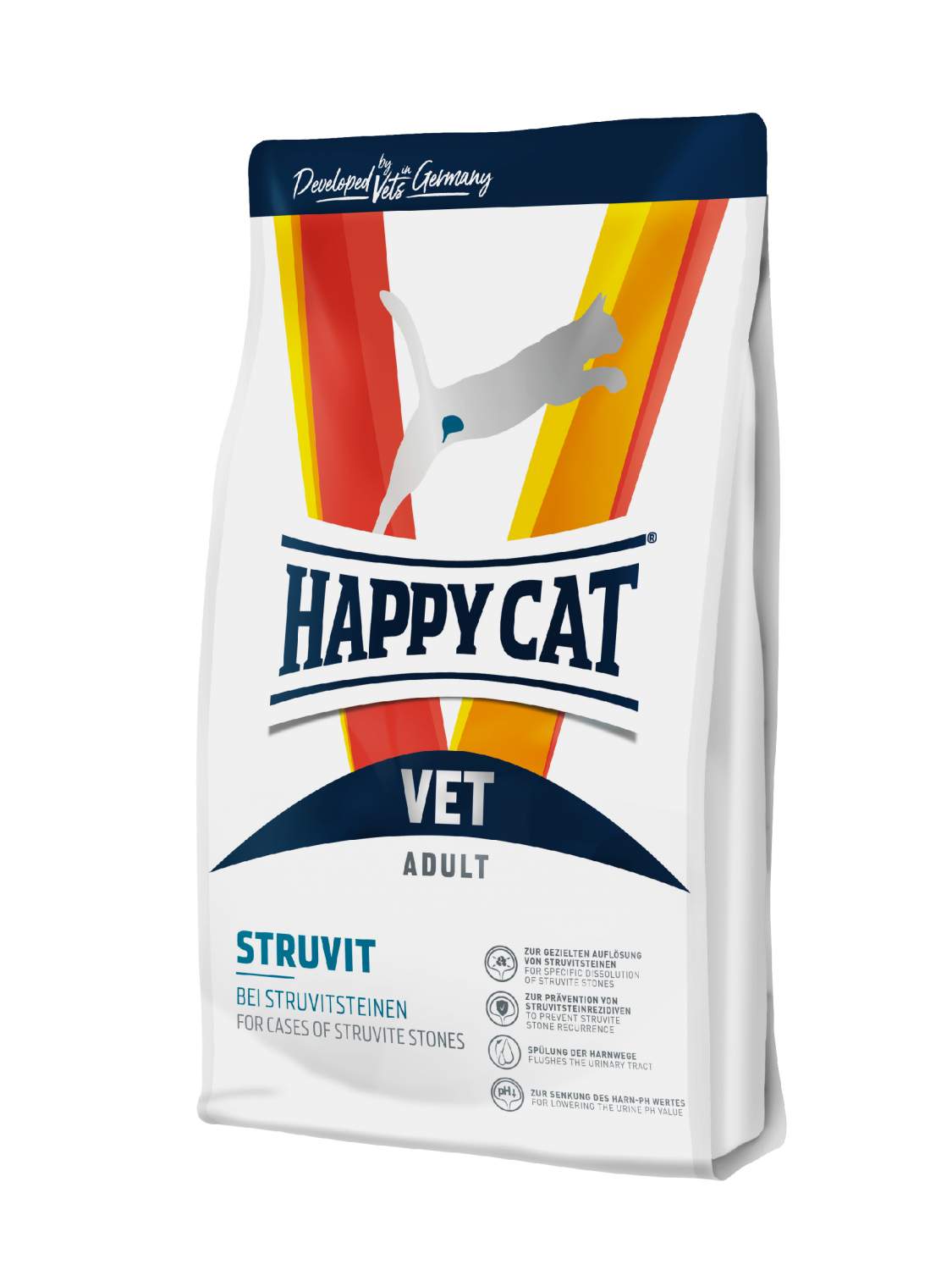 Сухой корм для кошек Happy Cat для растворения камней в почках VET Diet  Struvit, 1 кг - отзывы покупателей на Мегамаркет