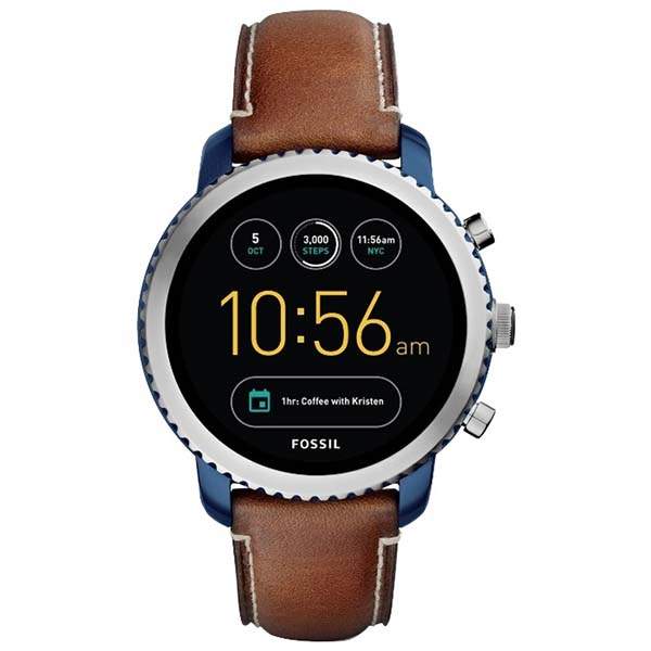 Fossil Gen 3 Smartwatch Q Explorist leather FTW4004