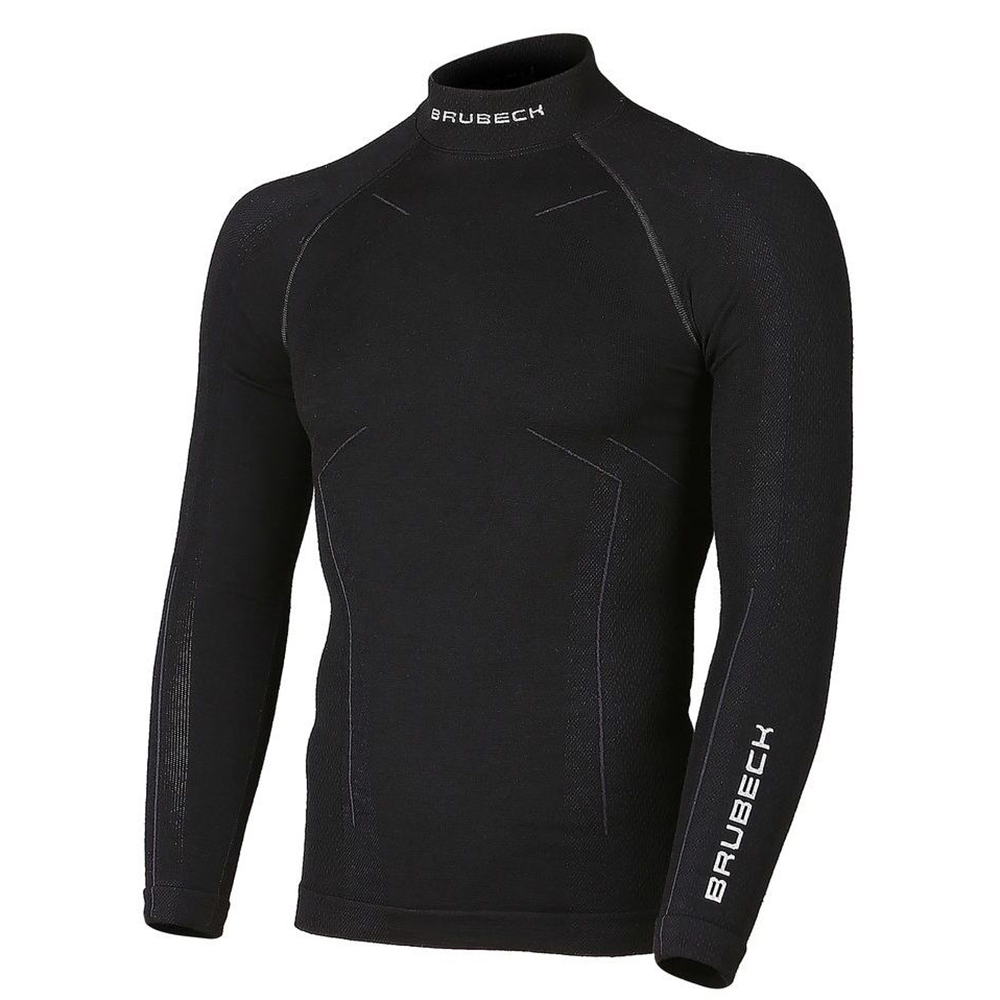 Термолонгслив Brubeck Wool Merino, черный, L - купить в Москве, цены наМегамаркет