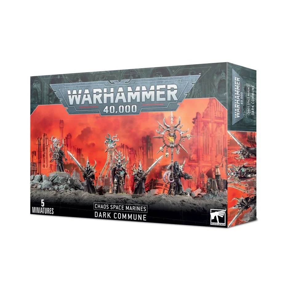 Миниатюры для игры Games Workshop Warhammer 40000: Chaos Space Marines Dark  Commune 43-87 – купить в Москве, цены в интернет-магазинах на Мегамаркет