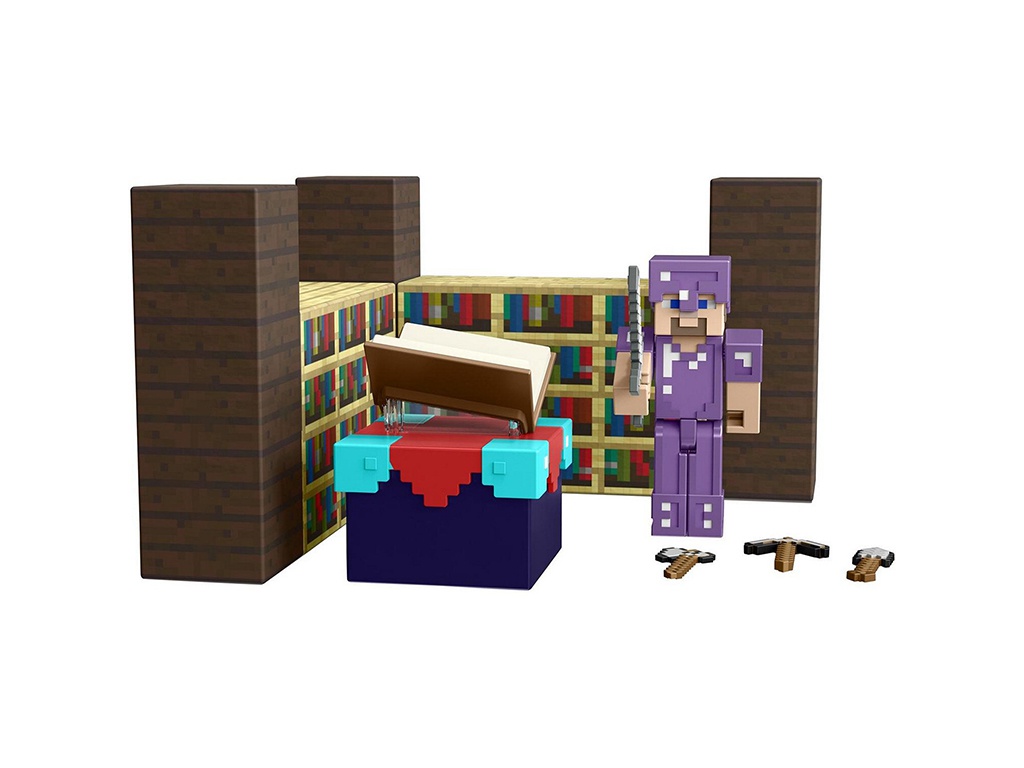 Игровой набор Mattel Minecraft Комната для зачарования GYB62 – купить в  Москве, цены в интернет-магазинах на Мегамаркет