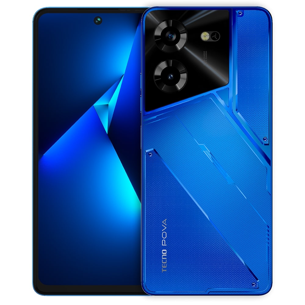 Смартфон Tecno Pova 5 8/256GB Hurricane Blue - купить в КотоФото Краснодар,  цена на Мегамаркет