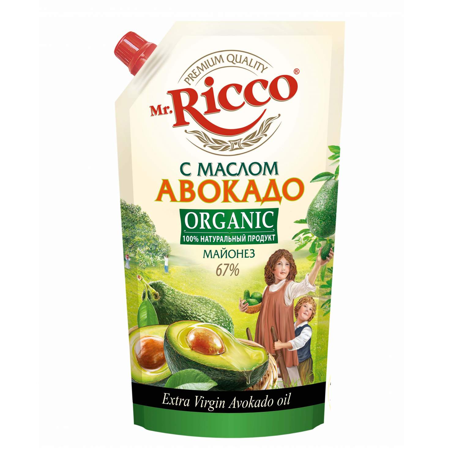 Купить майонез Mr.Ricco Organic с маслом авокадо 67%, цены на Мегамаркет |  Артикул: 100028800963