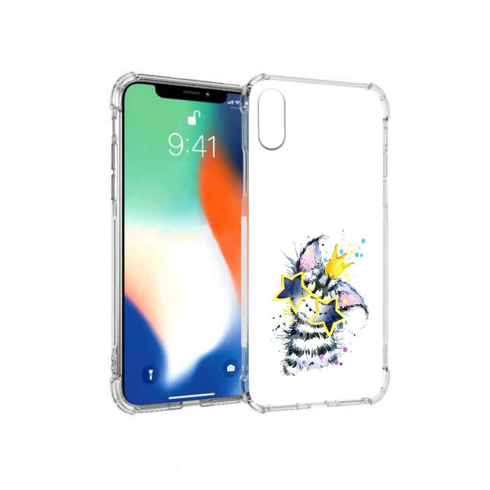 Чехол MyPads Tocco для Apple iPhone X Мартовский Нуся (PT94261.606.114),  купить в Москве, цены в интернет-магазинах на Мегамаркет