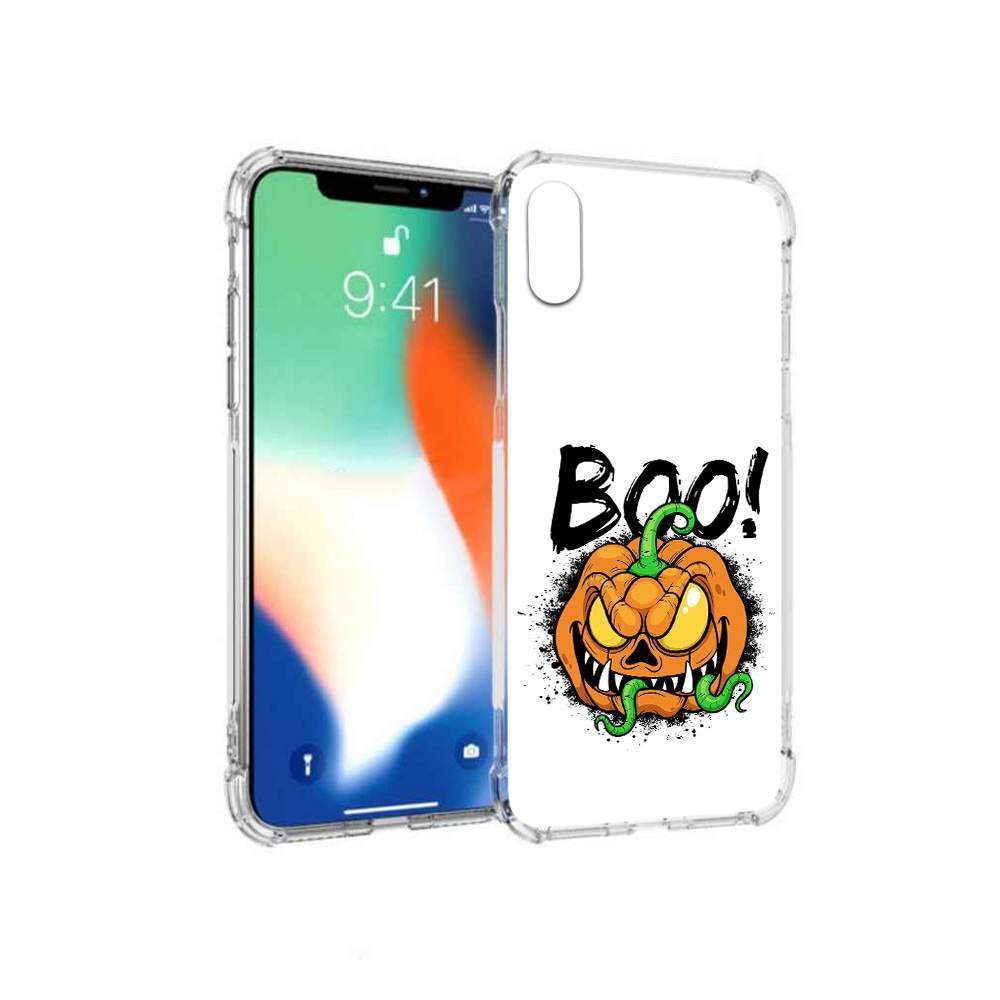 Чехол MyPads Tocco для Apple iPhone X Хэллоуин бу (PT94261.606.193), купить  в Москве, цены в интернет-магазинах на Мегамаркет