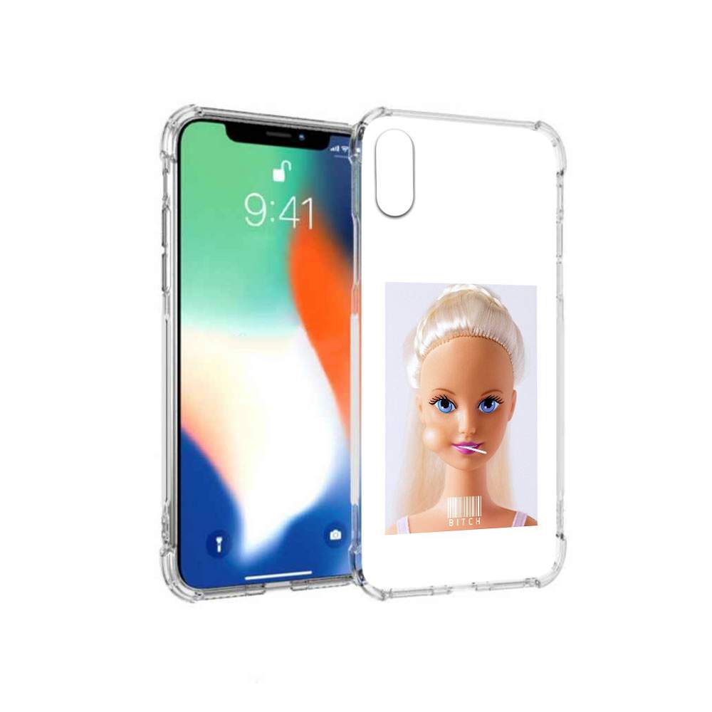 Чехол MyPads Tocco для Apple iPhone X барби (PT94261.606.226), купить в  Москве, цены в интернет-магазинах на Мегамаркет