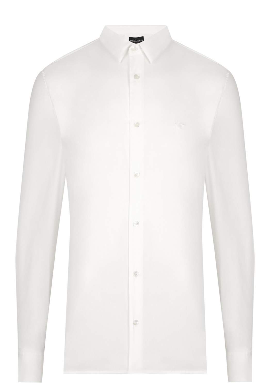 Рубашка мужская Emporio Armani 134482 белая S - купить в Москве, цены наМегамаркет