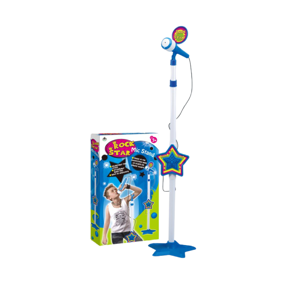 Купить микрофон детский HD-8924 (голубой) ROCK Star mikrofon031а, цены на  Мегамаркет