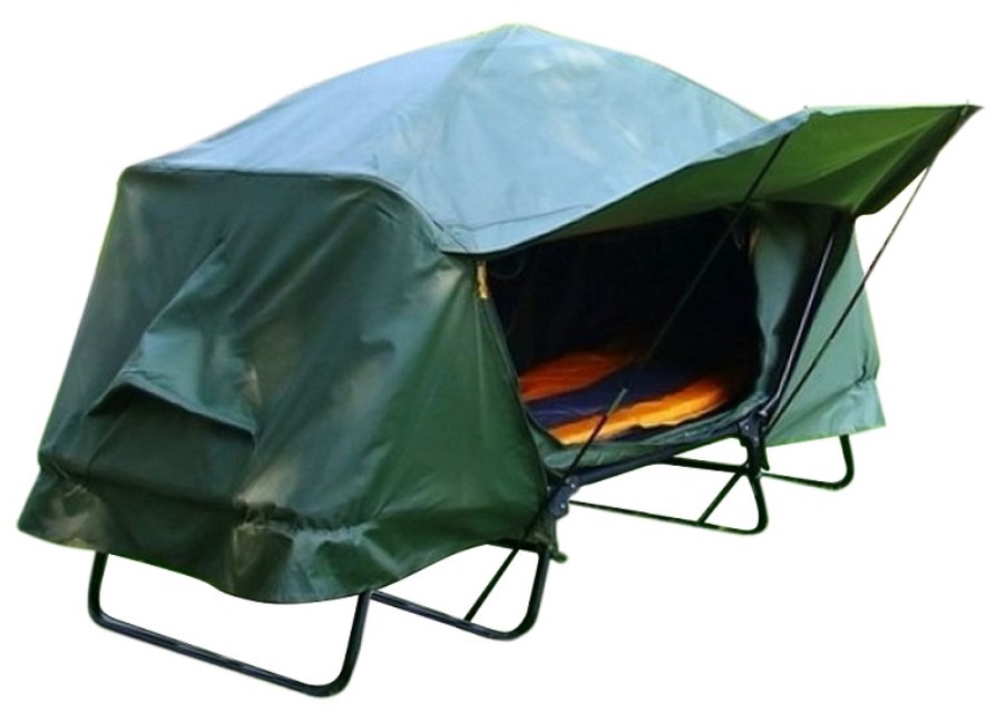 Раскладушка-палатка PREMIER, 210х120х110 см, зеленая