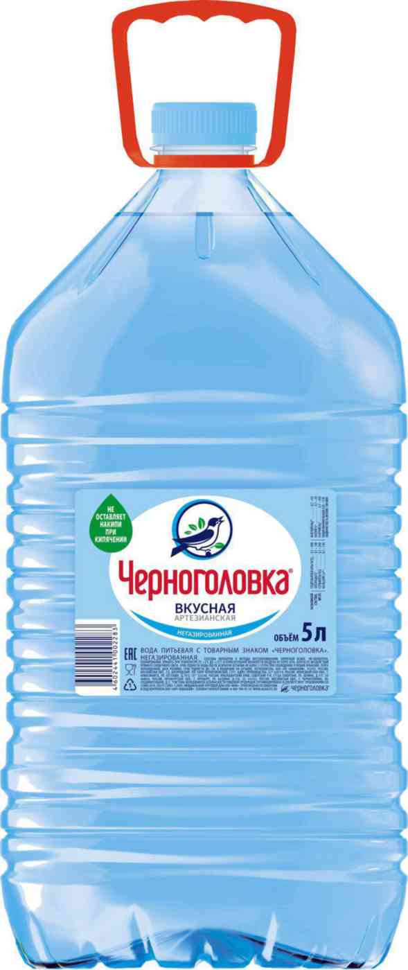 Купить вода артезианская Черноголовская негазированная пластик 5 л, цены на  Мегамаркет | Артикул: 100023689005