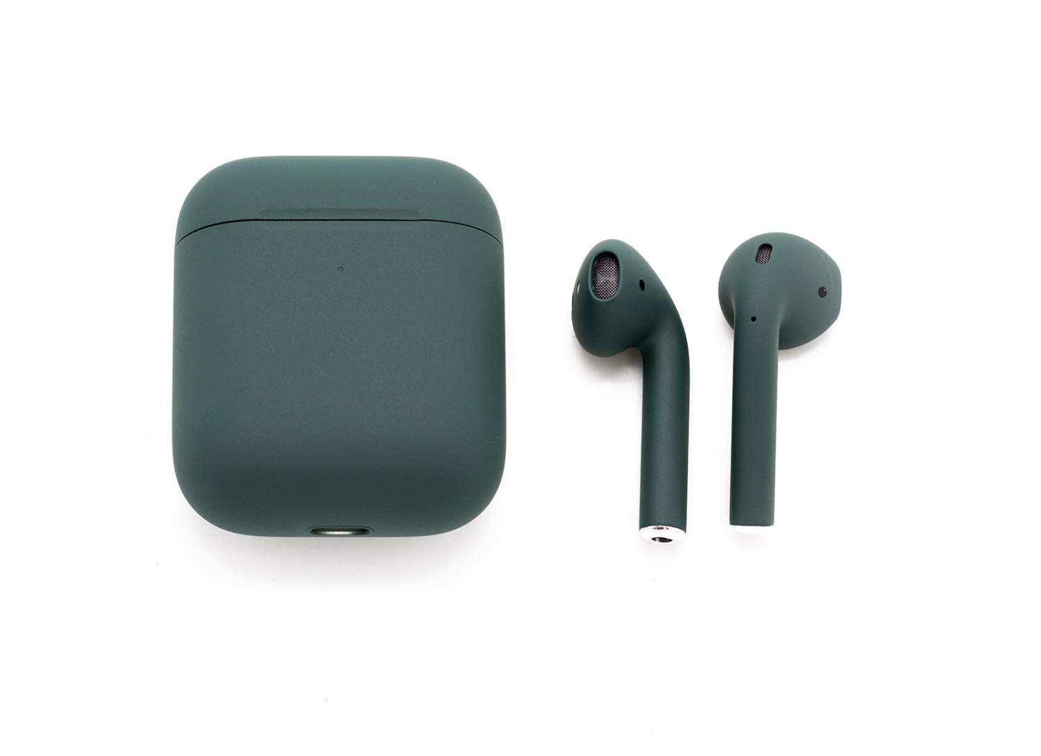 Беспроводные наушники Apple Airpods Color 2 Custom (с беспроводной зарядкой)  green – купить в Москве, цены в интернет-магазинах на Мегамаркет