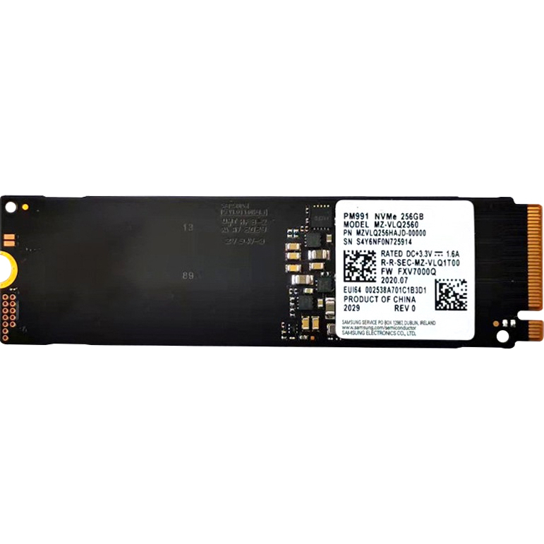 SSD накопитель Samsung PM991A M.2 2280 256 ГБ (MZVLQ256HBJD-00B00