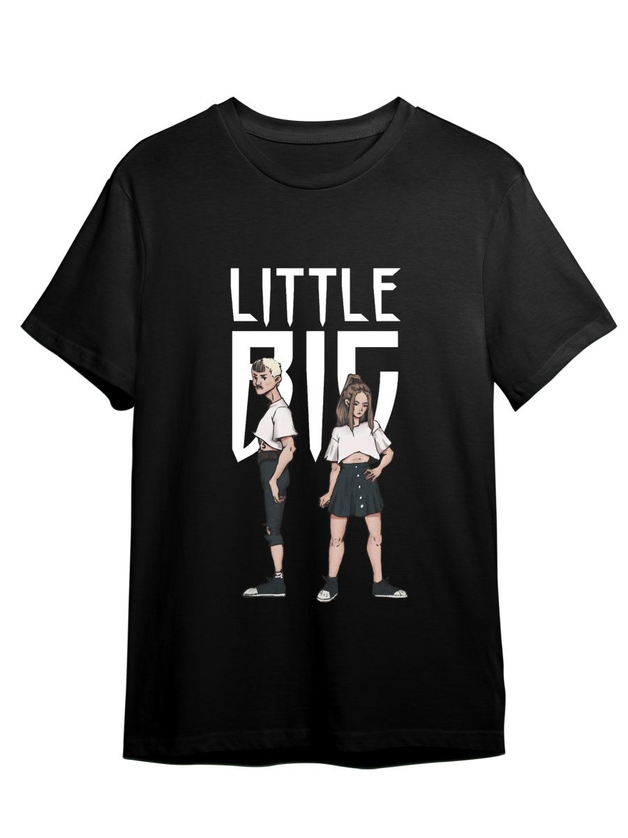 Футболка унисекс СувенирShop Little Big/Литл Биг/Ильич 1 черная 5XL (64-66)  – купить в Москве, цены в интернет-магазинах на Мегамаркет