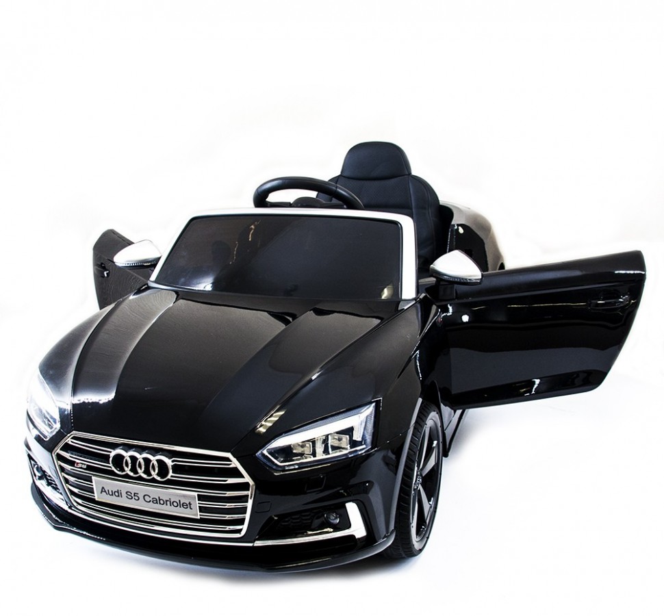 Детский электромобиль Harleybella Audi S5 Cabriolet LUXURY 2.4G Black  HL258-LUX-B – купить в Москве, цены в интернет-магазинах на Мегамаркет