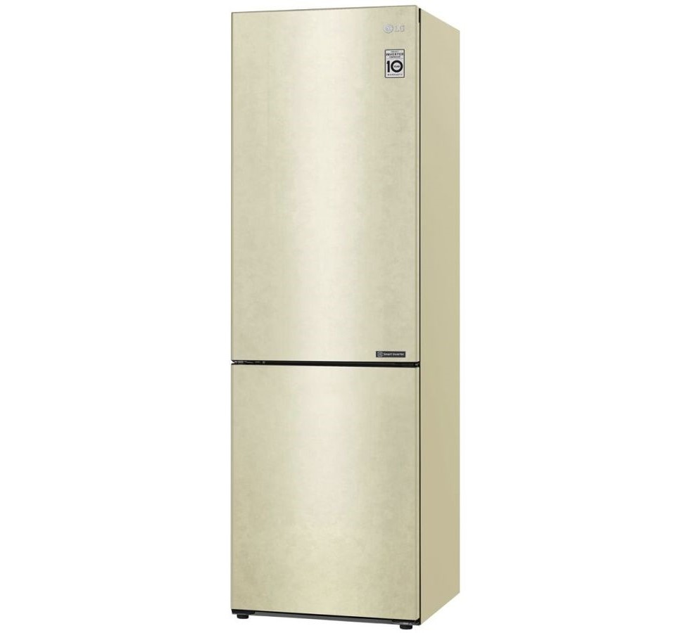 Холодильник двухкамерный LG GA-B499ZVTP Total No Frost, золотистый/рисунок