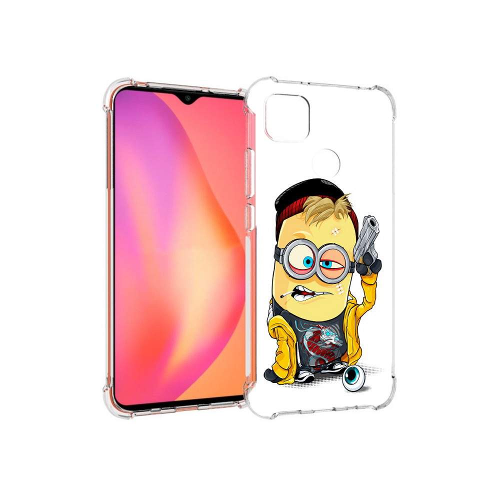 Чехол MyPads Tocco для Xiaomi Redmi 9C миньон бандит (PT152115.265.475),  купить в Москве, цены в интернет-магазинах на Мегамаркет