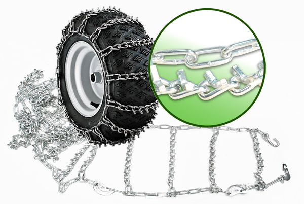Металлические цепи противоскольжения для квадроциклов (ATV и UTV) тип 'лесенка'