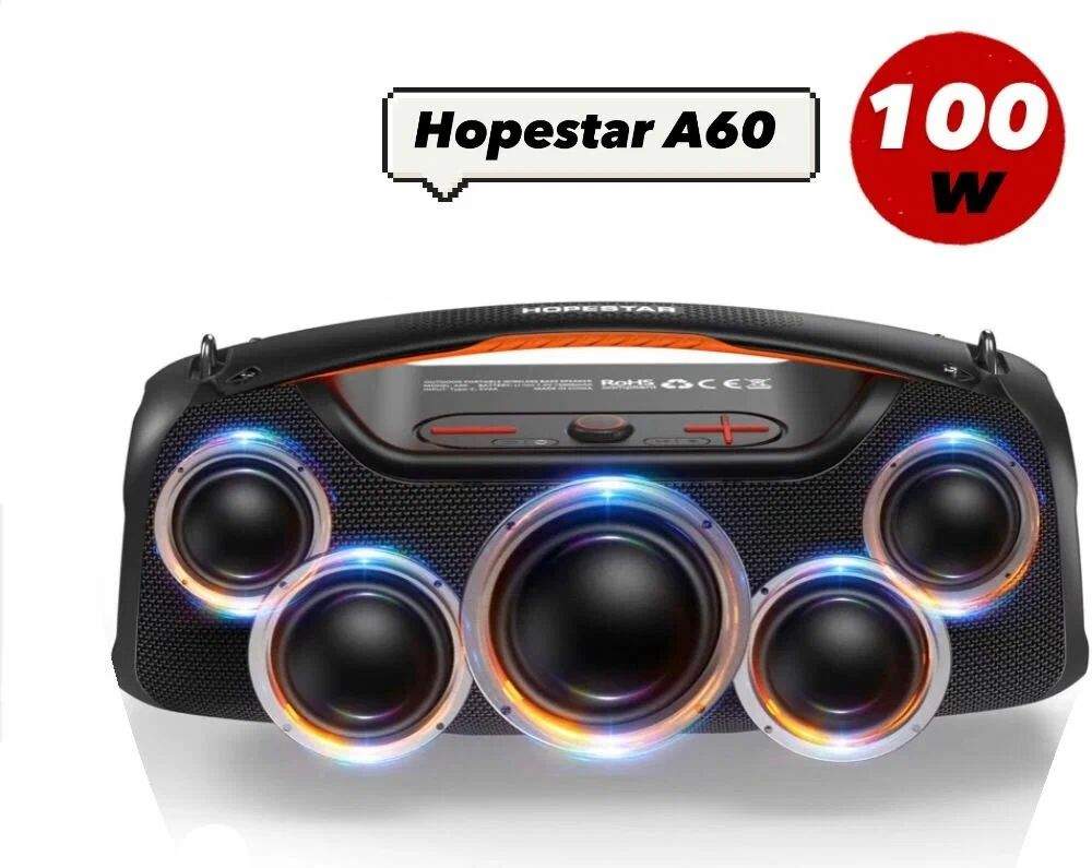 Портативная колонка Hopestar A60 Black, купить в Москве, цены в  интернет-магазинах на Мегамаркет