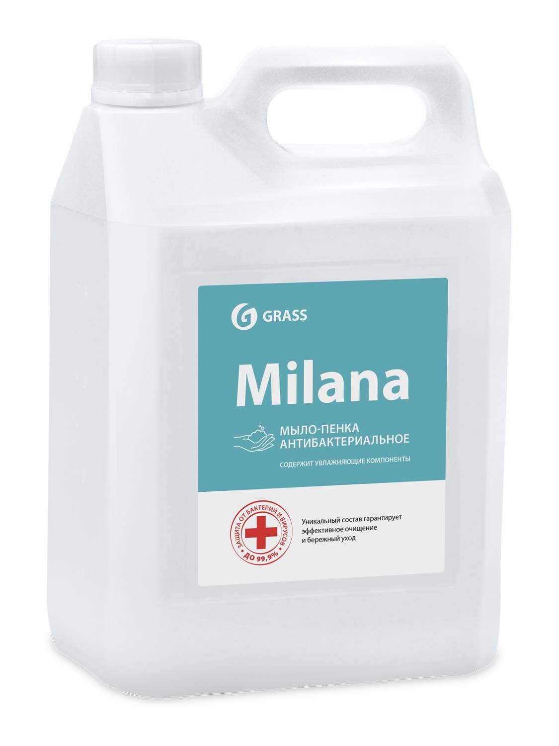 Жидкое мыло пенка для рук MILANA антибактериальное для дозатора 5 л .