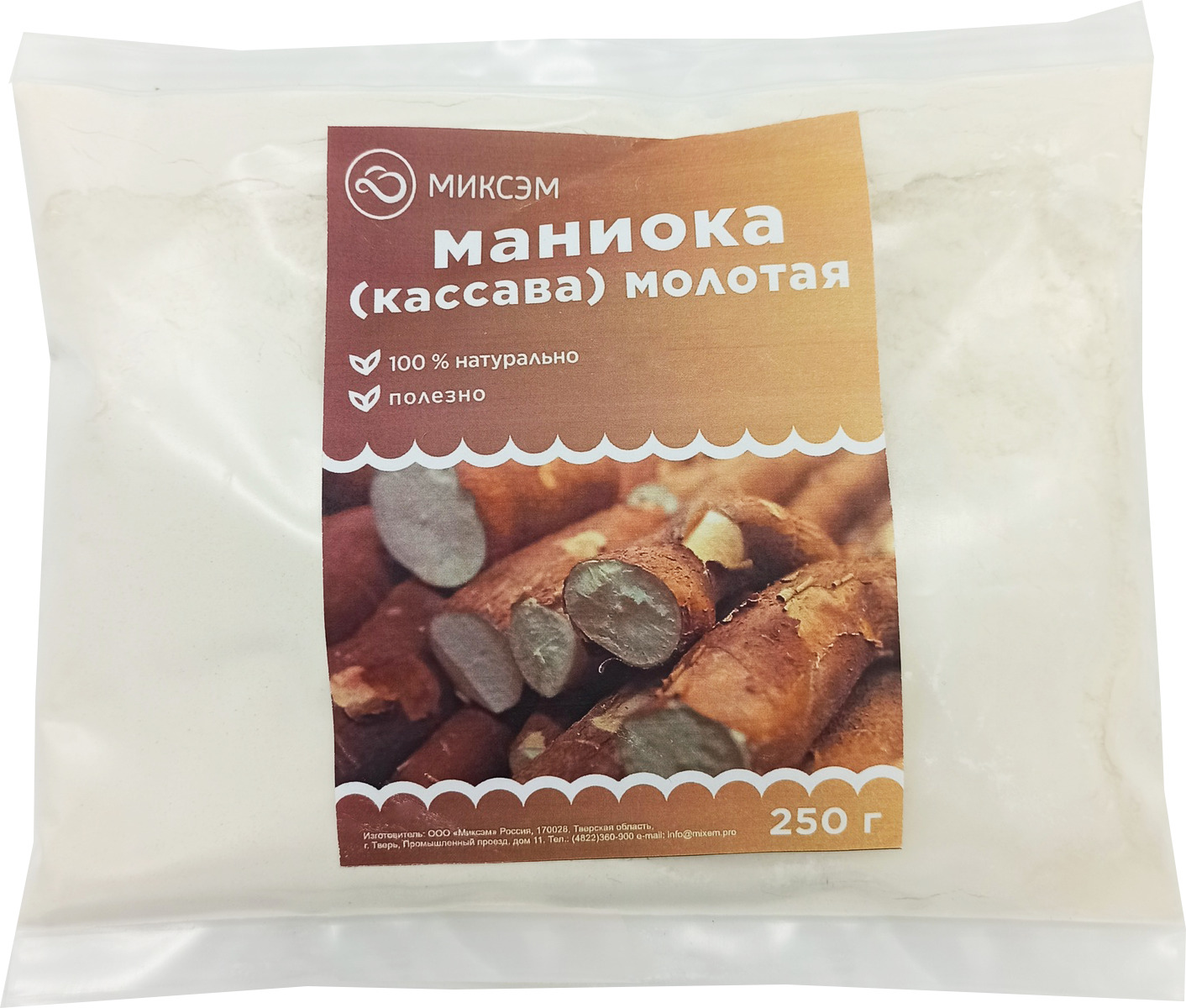 Маниока (Кассава) Миксэм молотая, 250 г – купить в Москве, цены в  интернет-магазинах на Мегамаркет