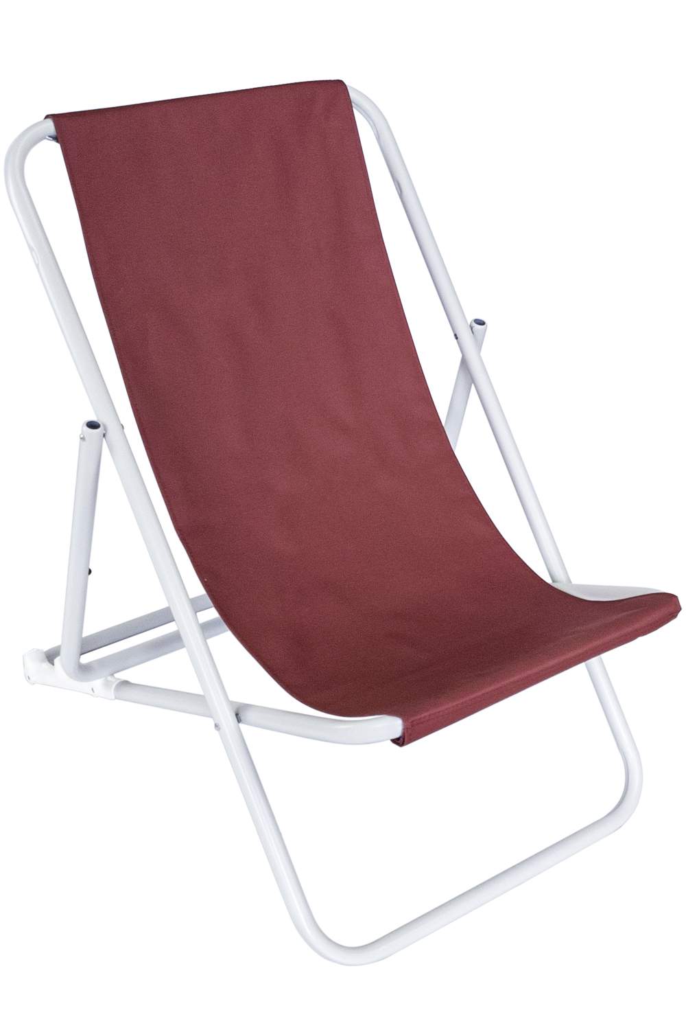 Кресло-шезлонг  Релакс бордовое -  , цены на Мегамаркет