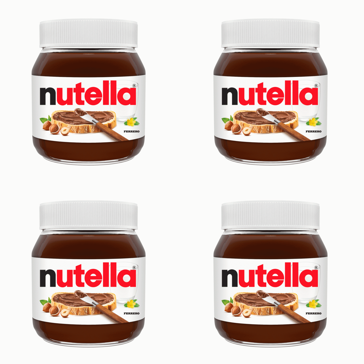 Шоколадная паста Nutella, фундук и какао, 4 шт по 350 г - отзывы  покупателей на маркетплейсе Мегамаркет | Артикул: 600012354723