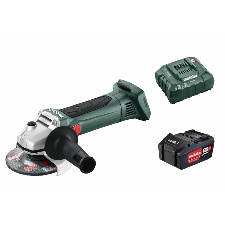 Акк. угловая шлифовальная машина УШМ Metabo W 18 LTX 125 Quick 4.0 Ач.,  T04155, 125 мм - отзывы покупателей на Мегамаркет