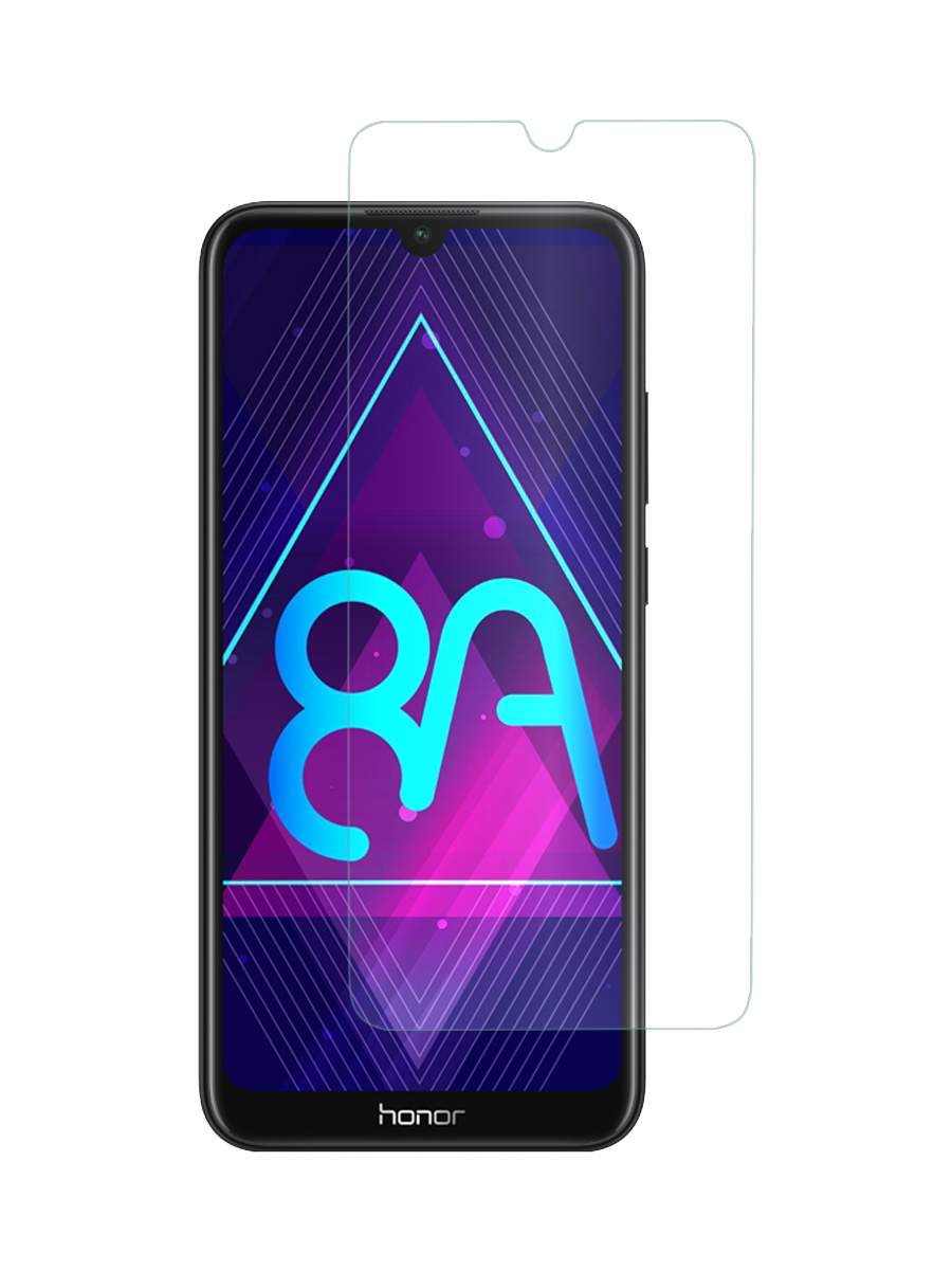 Защитное стекло Mobileocean для Honor 8A, 8A Prime, 8A Pro, Y6 2019, Y6s  прозрачное - характеристики и описание на Мегамаркет