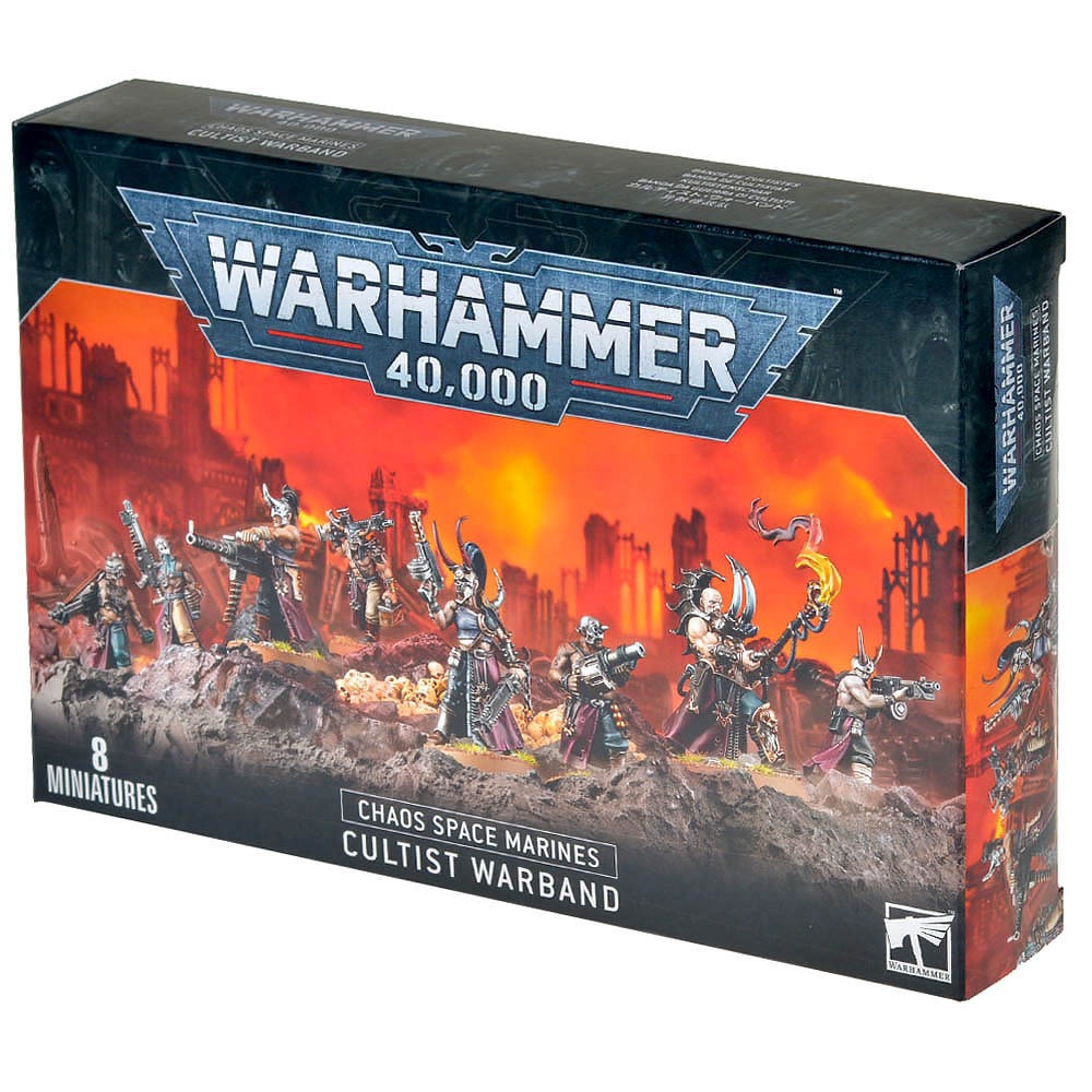 Миниатюры для игры Games Workshop Warhammer 40000 Chaos Space Marines:  Cultist Warband – купить в Москве, цены в интернет-магазинах на Мегамаркет