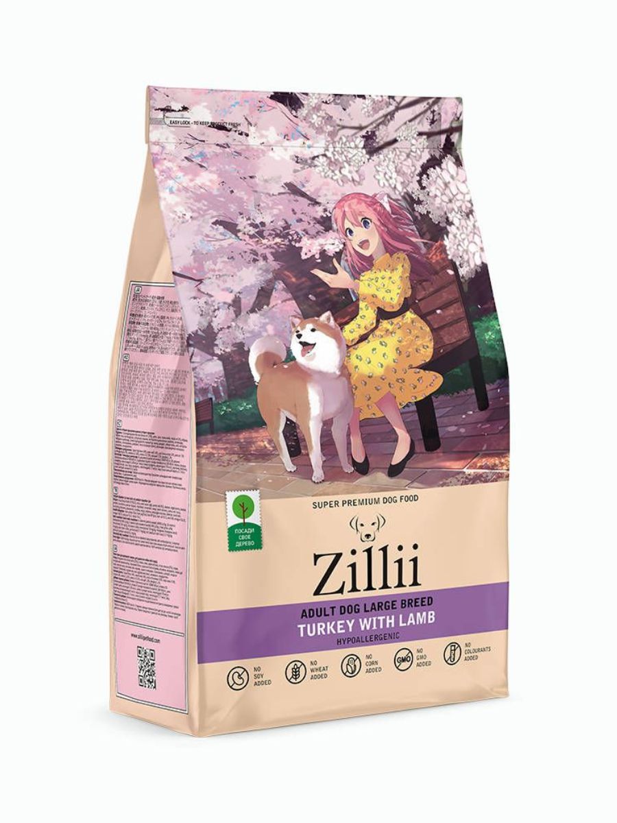 Сухой корм для собак Zillii Adult Dog Large Breed индейка и ягненок, 15кг -  отзывы покупателей на маркетплейсе Мегамаркет | Артикул товара:100036073789