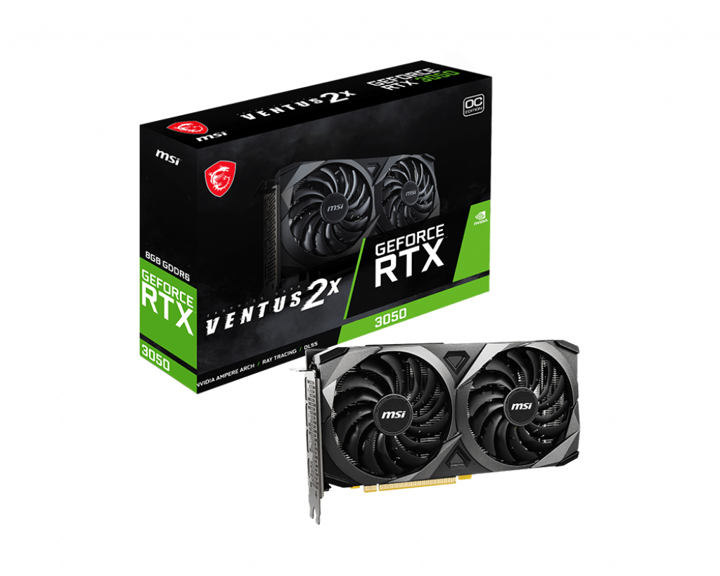 Видеокарта MSI NVIDIA GeForce RTX 3050 VENTUS 2X 8G OC - отзывы покупателей  на маркетплейсе Мегамаркет | Артикул: 600005817340