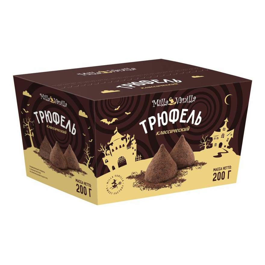 Купить конфеты Milla Vanilla Трюфель классический 200 г, цены ...