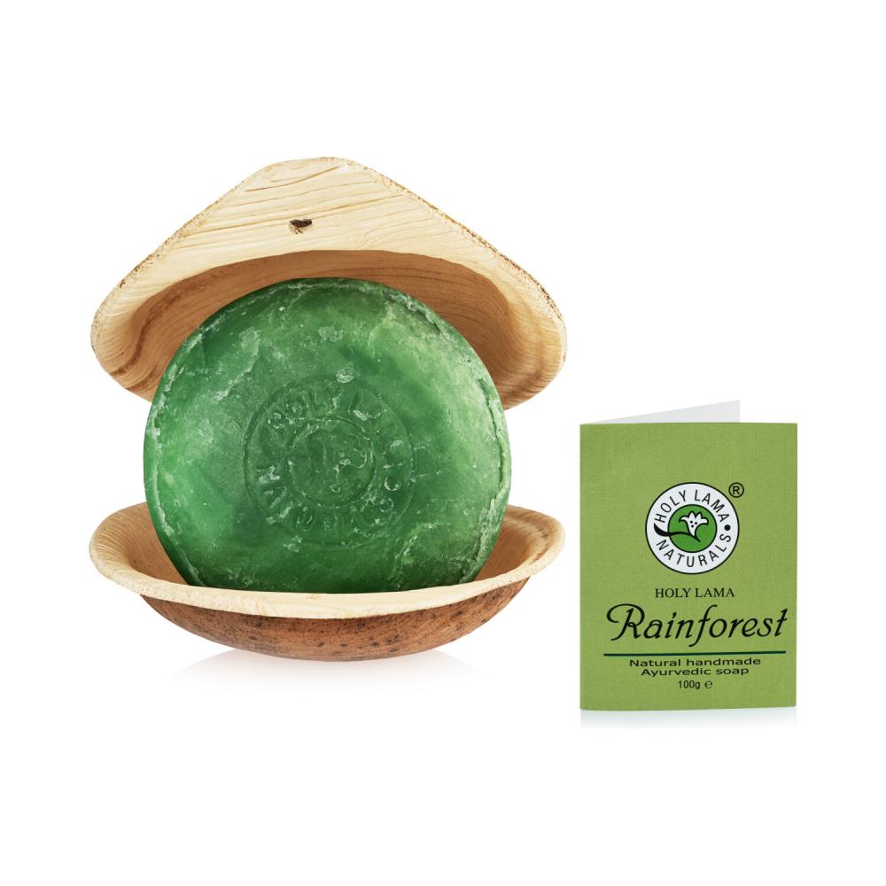 Купить мыло Holy Lama Rainforest Soap 100 г, цены на Мегамаркет | Артикул:  600004680041