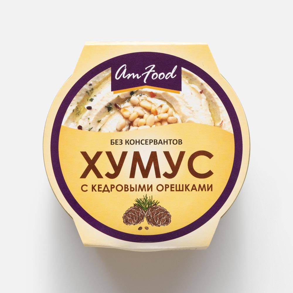 Купить хумус Полезные продукты с кедровыми орешками 200 г, цены на  Мегамаркет | Артикул: 100028804628