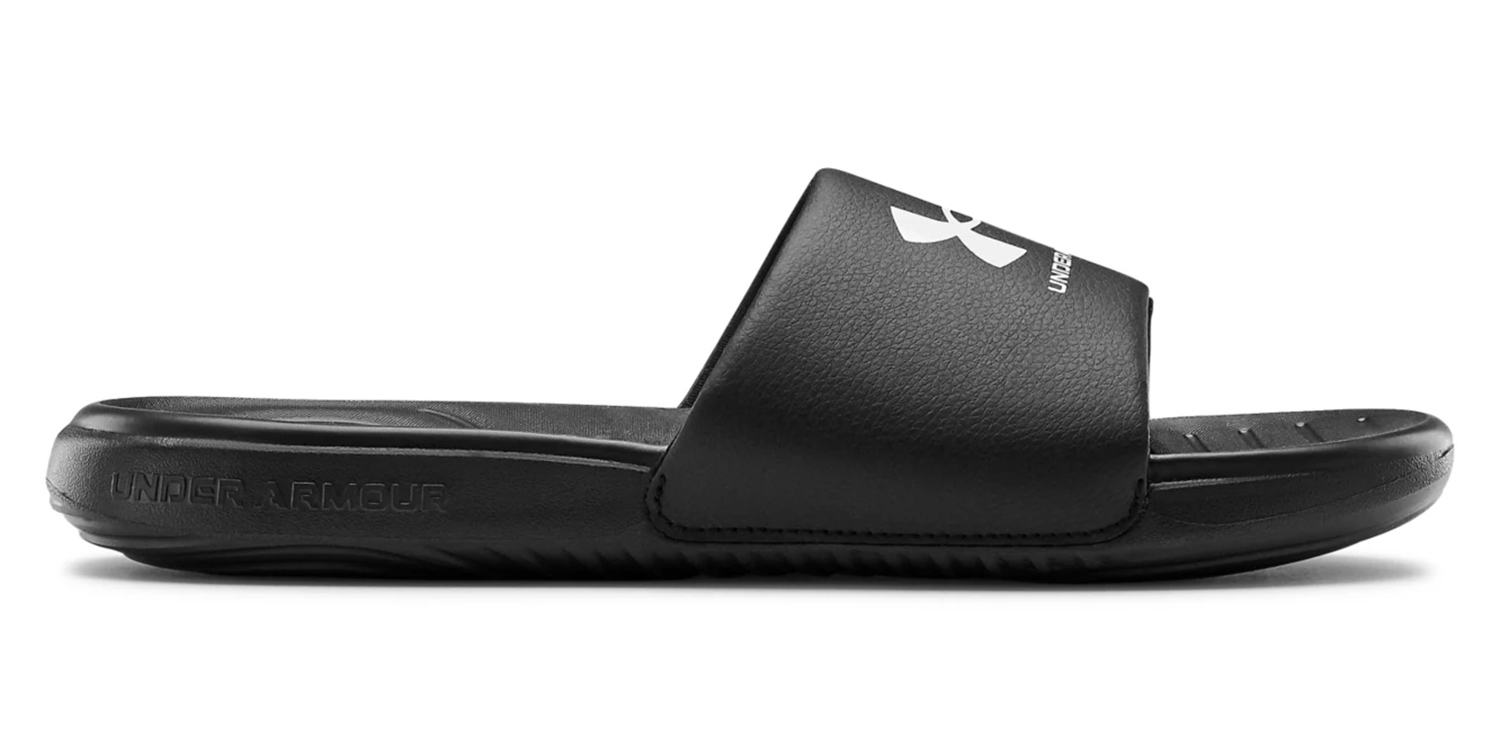 under armour ansa fix sliders in black