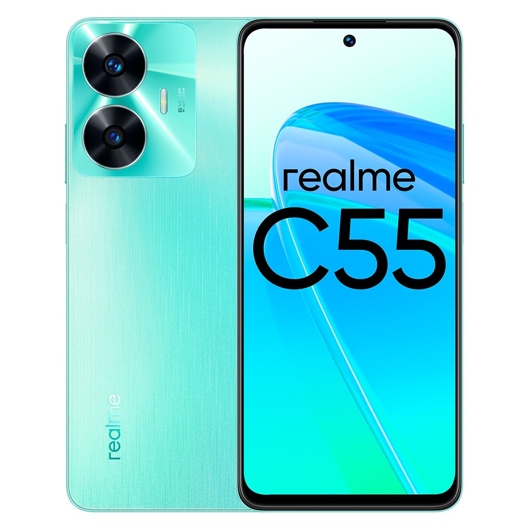 Смартфон Realme C55 6/128GB Green - характеристики и описание на Мегамаркет  | 100050133685