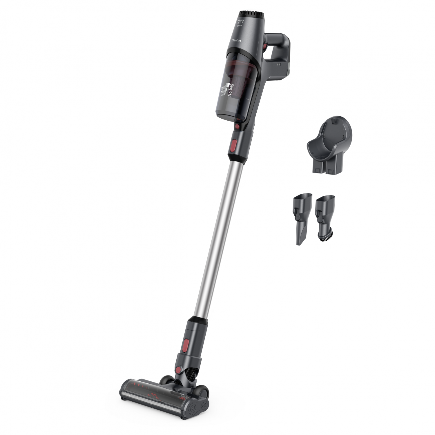 Пылесос беспроводной Tefal Cordless St. Cleaner X-PERT 3.60 TY6933WO,  серый/красный - отзывы покупателей на маркетплейсе Мегамаркет | Артикул:  100028273498