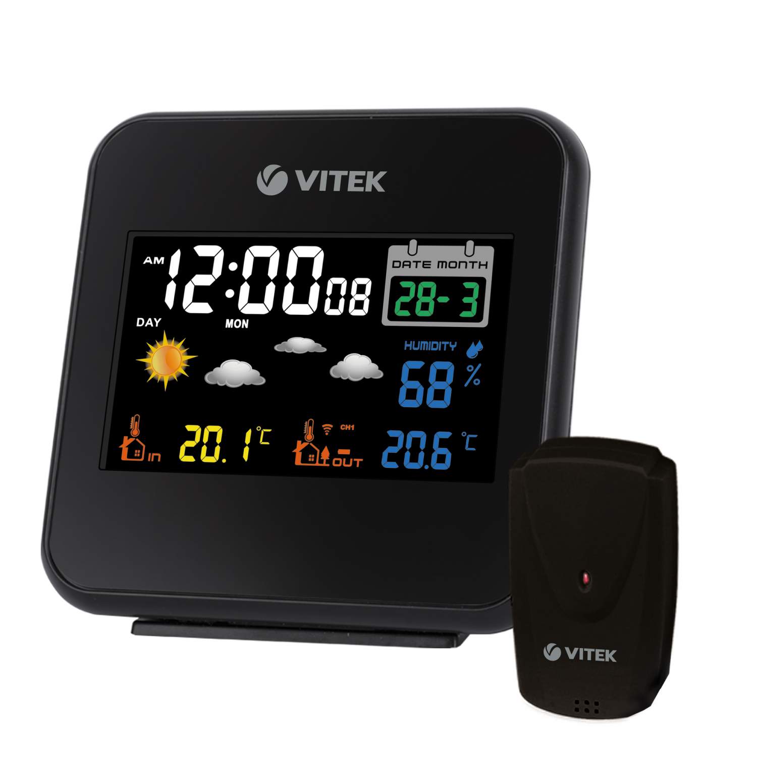 Метеостанция Vitek VT-6414 - отзывы покупателей на маркетплейсе Мегамаркет  | Артикул: 100028273924