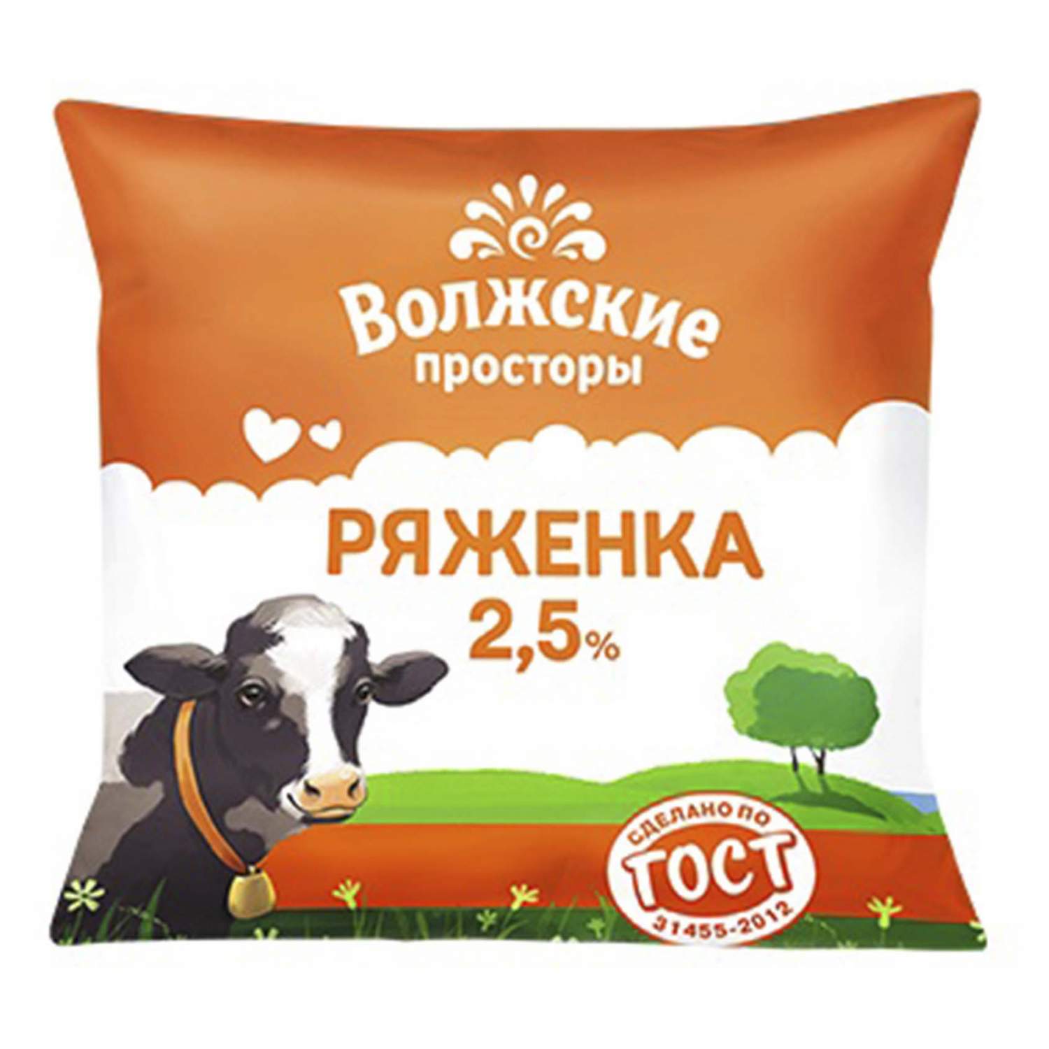 Купить ряженка Волжские Просторы 2,5% бзмж 500 мл, цены на Мегамаркет |  Артикул: 100028805298