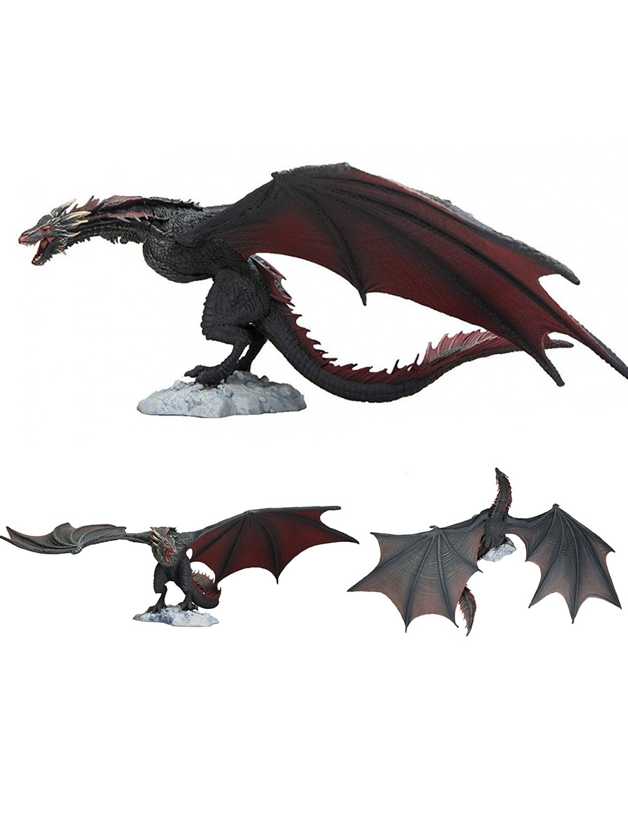 Фигурка дракон Дрогон Игра престолов Game of Thrones Drogon (подвижная,  35х23х15 см) - купить в Москве, цены на Мегамаркет | 600010008747